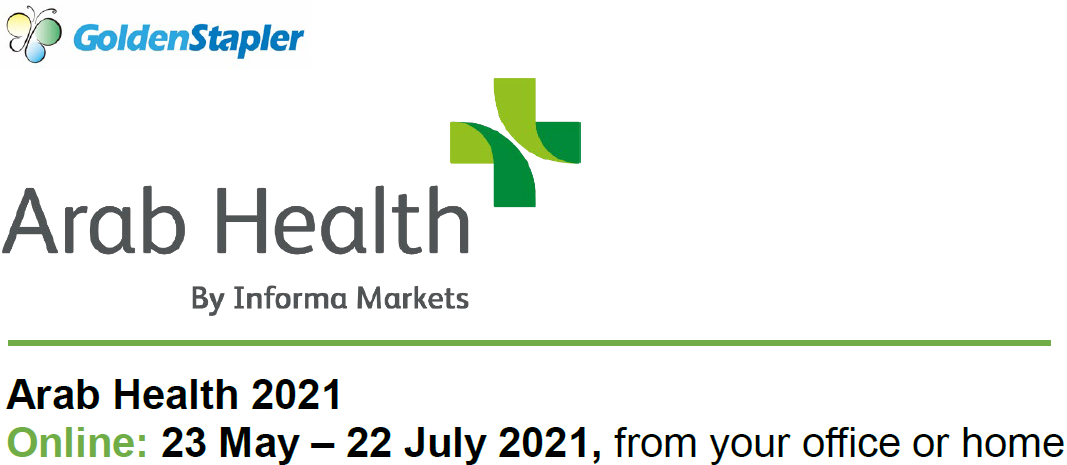 Arab Health 2021 online logo